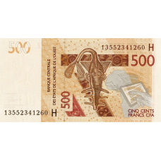 P619Hb Niger - 500 Francs Year 2013